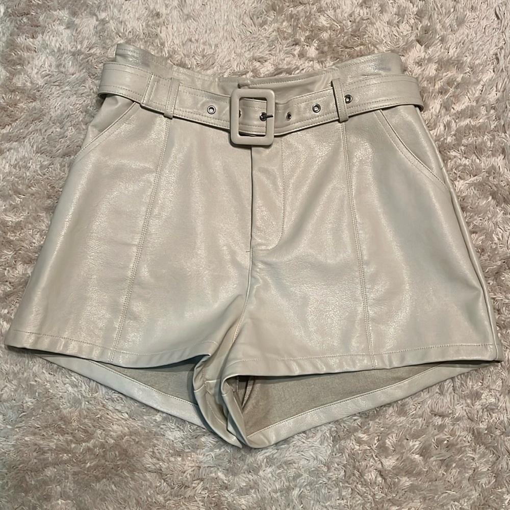 Altar’d State Faux Leather Shorts